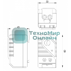 Аксессуар ЦМО Терморегулятор для нагревателя (-10/+50С) (КТО 011 01142.0-00)