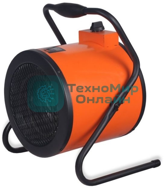 Тепловые пушки Электрокалорифер PATRIOT PT-R 3 633307260 Мощн. по ступеням 1.5/3.0 кВт, 220В, шнур с евровилкой, поток воздуха 420м3/час, вес 3,5кг