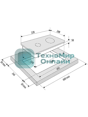 Варочная панель электрическая Krona VENTO 30 BL индукционная