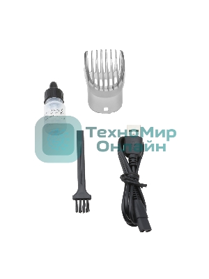 Набор для стрижки Galaxy Line GL 4170, черный, 3 Вт, вр. раб. до 1,5 ч, время зарядки около 2 ч, аккум. Li-Ion 3,7 В, емк. аккум. 600 мА*ч, лезвия из нерж. стали, шир. лезвия 30 мм, 16 полож. насадки-расчески (1 - 8,5 мм), индик. зар. аккум., USB зарядка