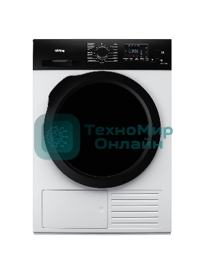 Сушильная машина Korting KD 69 IHP белый, 9 кг, сушка - тепловой насос, программ - 15, 59.6 x 85 x 64 см