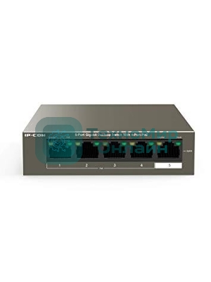 Коммутатор 5PORT 10/100/1000M G1105P-4-63W IP-COM