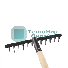 Грабли Сибртех 12-зубые, 300мм, с черенком, витые