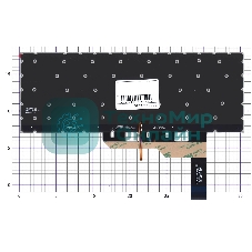 Клавиатура для ноутбука MSI GS66, черная с подсветкой