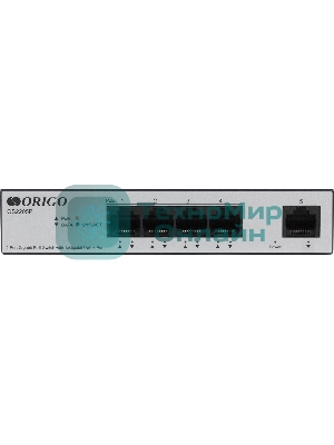 Коммутатор Unmanaged Switch 4x1000Base-T PoE, 1x1000Base-T, PoE Budget 60W, Long-range PoE up to 250m, metal case