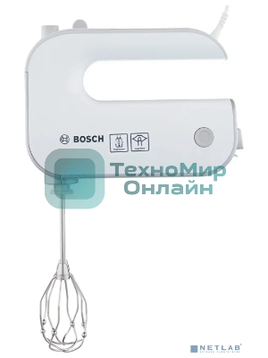 Миксер ручной Bosch MFQ4070 500Вт белый