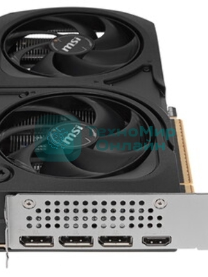 Видеокарта MSI RTX 5060 Ti 8G SHADOW 2X PLUS, NVIDIA RTX 5060 Ti, 8 ГБ GDDR7, 128 бит, PCI-e 5.0, 1xHDMI, 3xDP, 2587 МГц