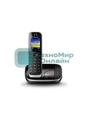 Телефон беспроводной (DECT) Panasonic KX-TGJ320RUB ной, АОН, черный, автоответчик