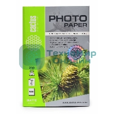 Фотобумага Cactus CS-MA6230500 матовая A6 230 г/м2 500 листов