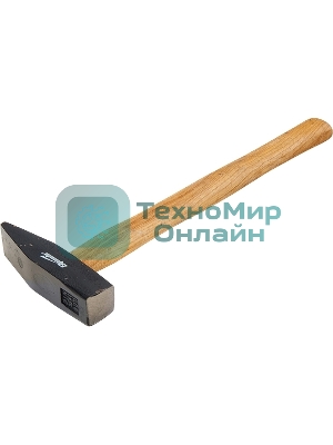 Молоток слесарный Sparta 102085 400 г, квадратный боек, деревянная рукоятка