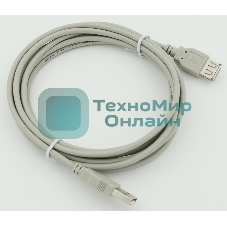 Кабель USB 2.0 Am-Af удлинитель 3м