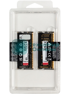 Оперативная память Kingston Fury Impact, DDR4, 16GB (2x8GB), 3200MHz, CL20, SO-DIMM