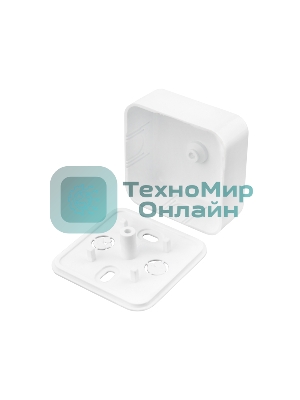 Коробка распаячная Rexant ОУ для кабель-канала 50х50х20 мм, белая, IP40