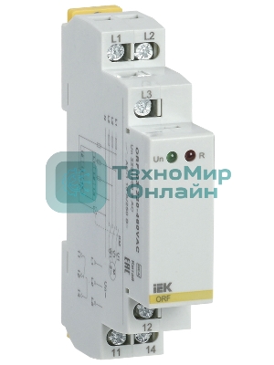 Реле фаз ORF 03 3ф 220-460В AC IEK ORF-03-220-460VAC
