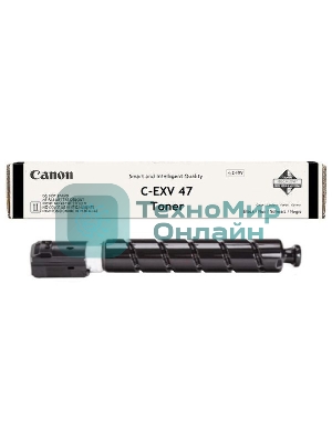 Картридж лазерный Canon C-EXV47BK (8516B002) черный (19 000 стр.) для Canon iR-ADV С351iF/C350i/C250i