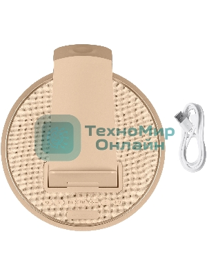 Портативная колонка BBK BTA1110 золотистый 10W 2.0 BT 10м 1800mAh