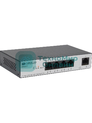 Коммутатор Unmanaged Switch 4x1000Base-T PoE, 1x1000Base-T, PoE Budget 60W, Long-range PoE up to 250m, metal case