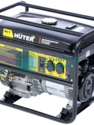 Электрогенератор бензиновый Huter DY6500LXA, 5.5 кВт, 71 дБ, 74 кг