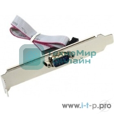 Планка портов в корпус 1xCOM DB9 Male, Orient C097 oem