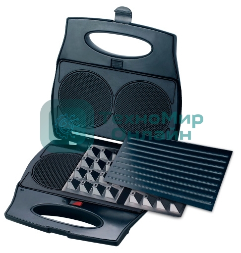 Вафельница Centek CT-1450 (венские вафли, гриль, вафли для мороженного)