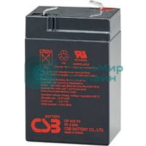 Батарея для ИБП CSB GP 645 (6V 4.5Ah) клеммы F1