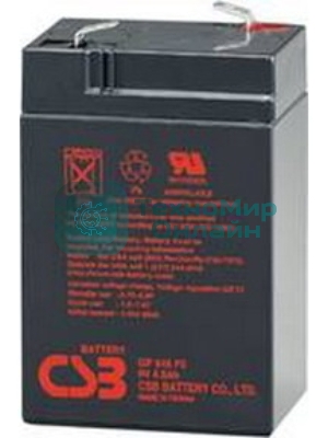 Батарея для ИБП CSB GP 645 (6V 4.5Ah) клеммы F1