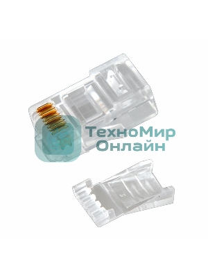 Разъем Rexant RJ-45(8P8C) под витую пару, UTP, категория 6, с вставкой