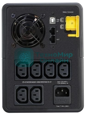 Источник бесперебойного питания APC Back-UPS BX1600MI 900Вт 1600ВА черный