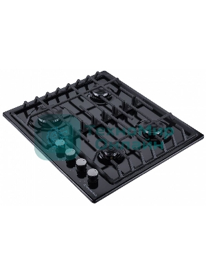 Газовая варочная панель Maunfeld EGHE.64.6CB/G, 4 конфорки, эмалированная сталь, черный