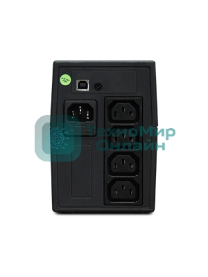 Источник бесперебойного питания UPS POWERMAN Back Pro 850, line-interactive, 850VA, 480W