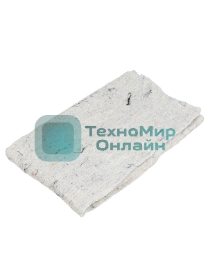 Салфетка для пола HomePalisad х/б, 500x700 мм, белая