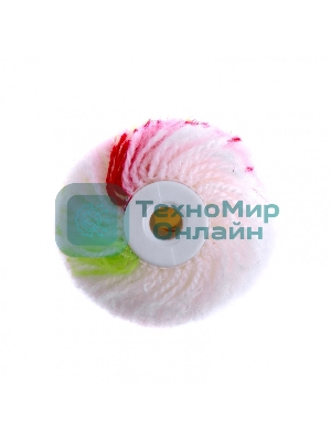 Мини-валик сменный Сибртех Эмали,150мм,ворс 12мм, D 16мм, D ручки 6мм,полиамид,полиакрил