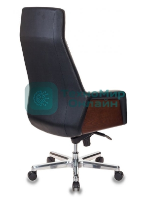 Кресло Бюрократ ANTONIO черный, кожа