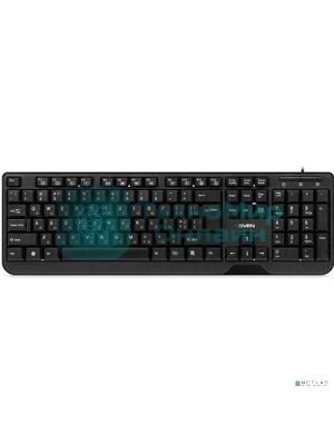 Комплект клавиатура + мышь SVEN KB-S330C черный (104+12Fn)+3кл, 1200DPI)