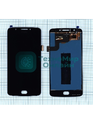 Дисплей для Motorola E4, черный