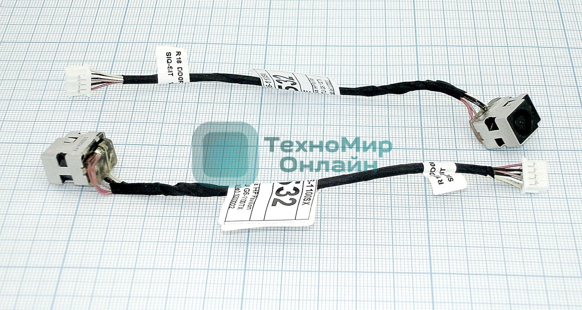 Разъем для ноутбука HP Pavilion G6-1100SX G6-1100TU G6-1100TX G6-1101AU с кабелем