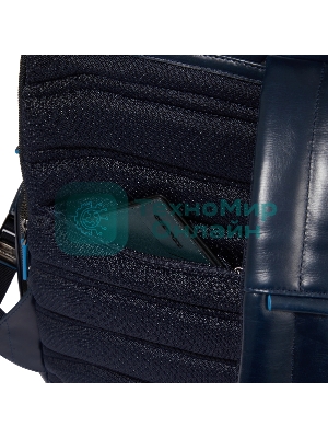 Рюкзак для ноутбука Piquadro Blue Square CA6592B2BM/BLU2, кожа, темно-синий