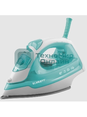 Утюг Scarlett SC-SI30P11 (мятный) Мощность, Вт: 2000; Световой индикатор работы: Да; Регулируемый пар до г/мин: 40; Паровой удар до г/мин: 120; Резервуар для воды, мл: 180; Функция разбрызгивания воды: Да; Терморегулятор: Да; Вертикальное отпаривание: Да; Регулировка степени отпаривания: Да; Покрытие подошвы: Антипригарное покрытие подошвы; Самоочистка: Да; Система защиты от накипи ANTI-CALC: Да; Размер утюга Ш*В*Г, мм: 265x110x132; Шарнирное крепление шнура: Да; Длина электрошнура, м: 1.6;