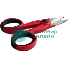 Ножницы по кевлару Lanmaster LAN-FT-CUT/KVL, синий/оранжевый