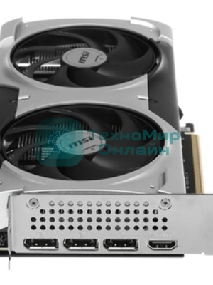 Видеокарта MSI RTX 5060 TI 8G VENTUS 2X PLUS, NVIDIA RTX 5060 Ti, 8 ГБ GDDR7, 128 бит, PCI-e 5.0, 1xHDMI, 3xDP, 2587 МГц