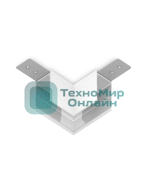 GL1031 WH белый коннектор угловой для накладного шинопровода Magnetic 220V 80*80*52