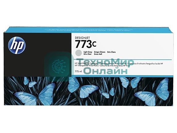 Картридж струйный HP 773C (C1Q44A) светло-серый для HP Designjet Z6600/Z6800 (775мл)