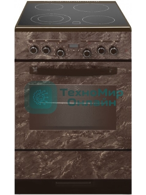 Плита электрическая Gefest ЭП Н Д 6560-03 0054 коричневый, конфорок 4 шт, духовка 55 л, 60 см x 85 см x 60 см
