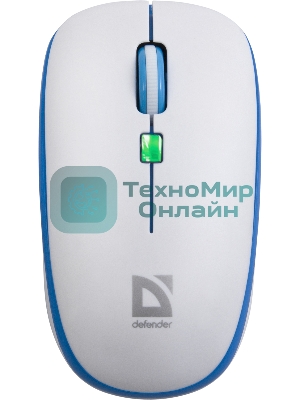 Комплект клавиатура+мышь Defender Skyline 895 беспроводной, USB, 2000 DPI, белый