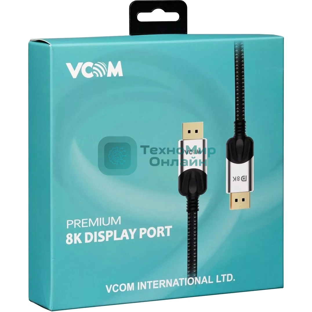 Кабель соединительный DisplayPort v1.4, 8K@60Hz, 1 м VCOM CG635-1.5M