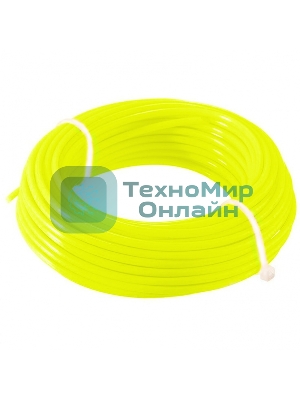 Леска для триммера Denzel звезда 2 мм х 64 м, блистер FLEX CORD 96120