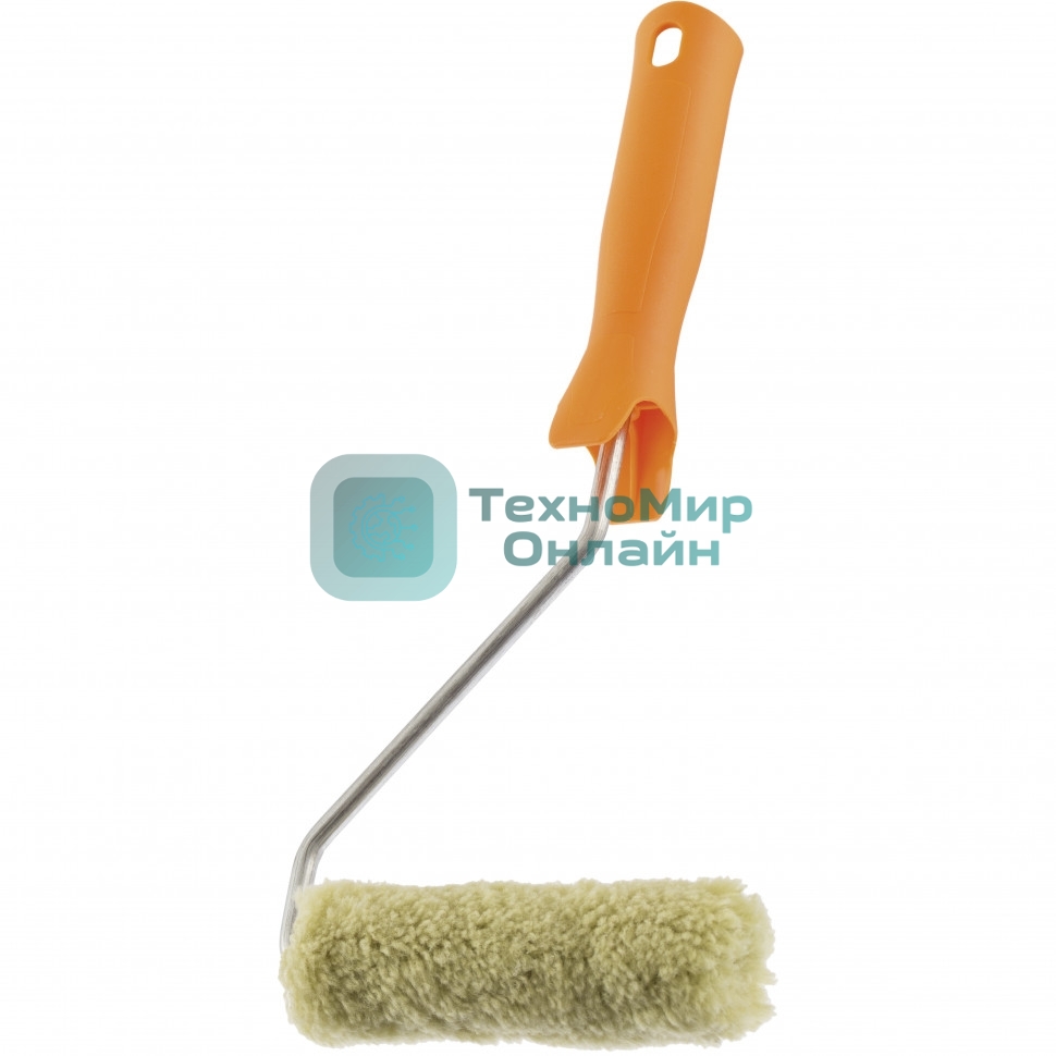 Мини-валик в сборе Сибртех Фасадные работы,110 мм,ворс 12мм,D16мм,Dруч.6мм,полиакрил,полиэстер