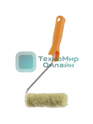 Мини-валик в сборе Сибртех Фасадные работы,110 мм,ворс 12мм,D16мм,Dруч.6мм,полиакрил,полиэстер