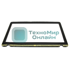 Сенсорное стекло (тачскрин) для Asus UX560UX, черное с рамкой