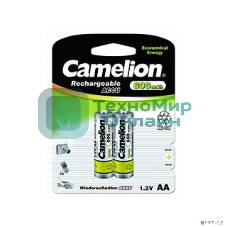 Аккумулятор Camelion AA- 600 mAh Ni-Cd BL-2 (NC-AA600BP2, аккумулятор,1.2В)